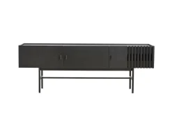 Online Woud Array side table, low, 150 cm, oak Black