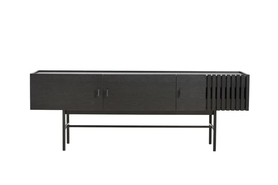 Online Woud Array side table, low, 150 cm, oak Black