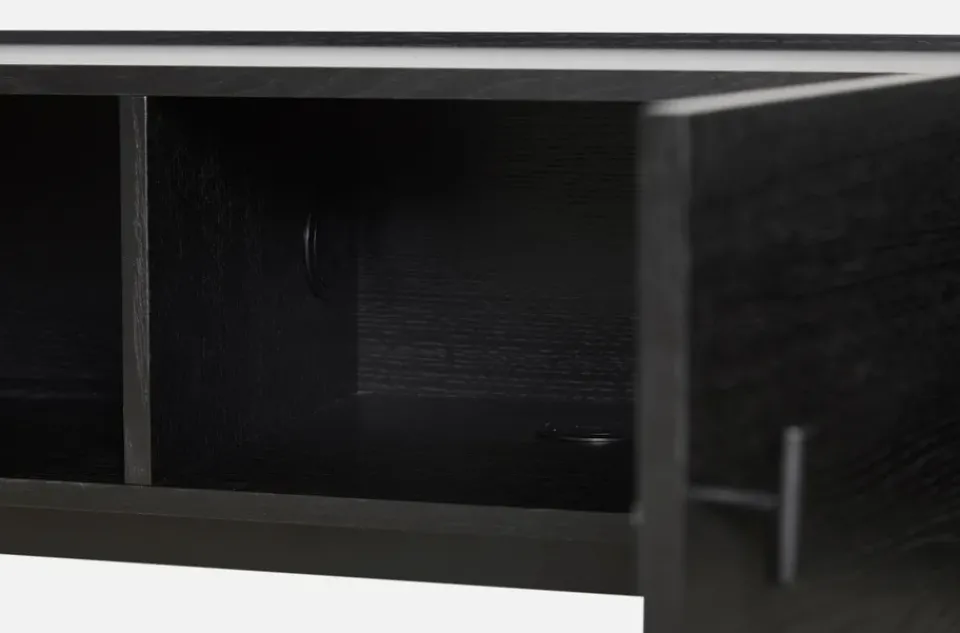 Online Woud Array side table, low, 150 cm, oak Black