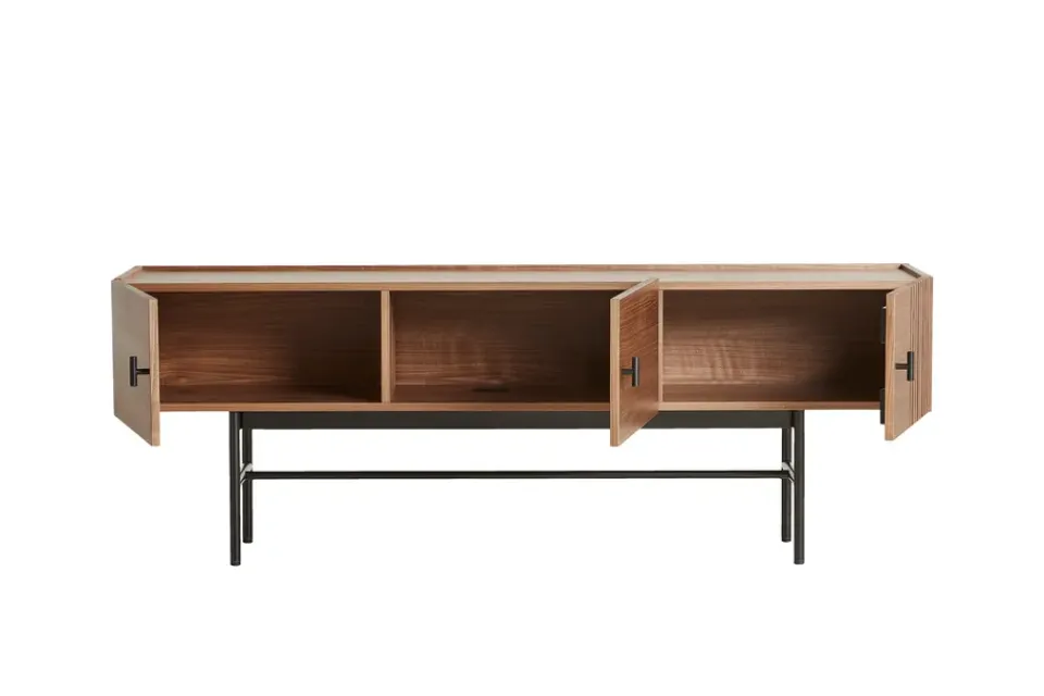 T.V & Media Units|T.V & Media Units^Woud Array side table, low, 150 cm, Walnut Brown