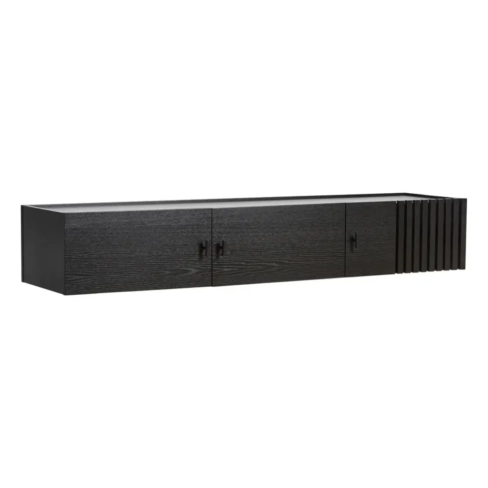 Best Woud Array sideboard wall-mounted, 150 cm, oak Black