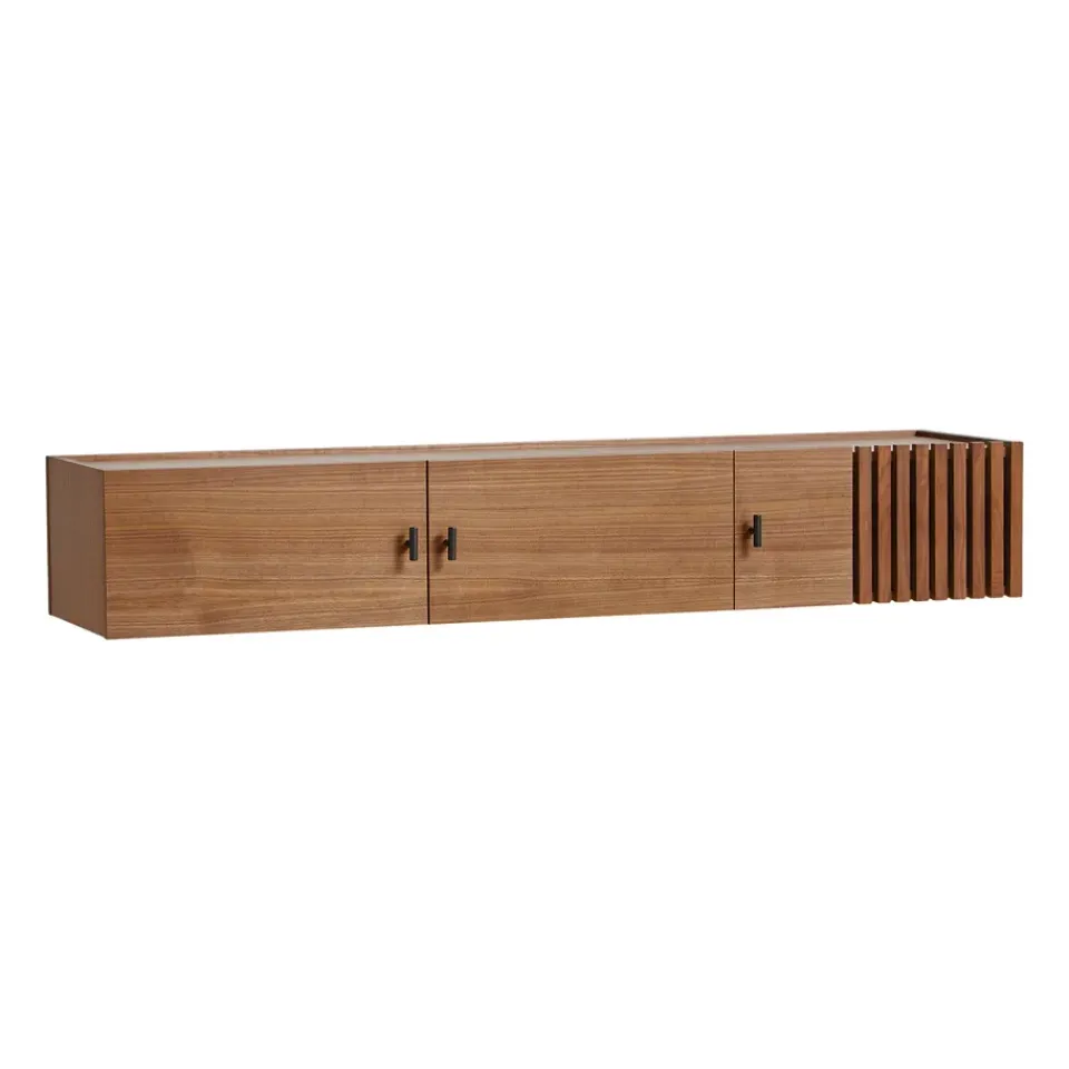 New Woud Array sideboard wall-mounted, 150 cm, Walnut Brown