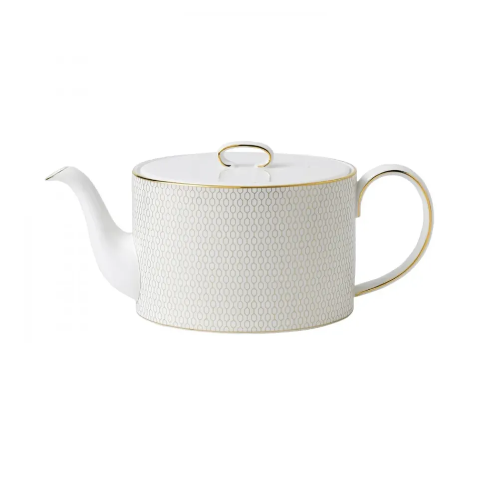 Hot Wedgwood Arris teapot, White