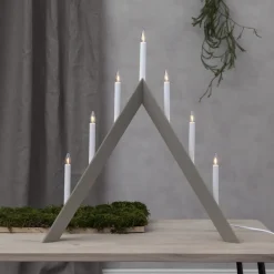 Online Star Trading Arrow advent candelabra 64.5 cm, Beige