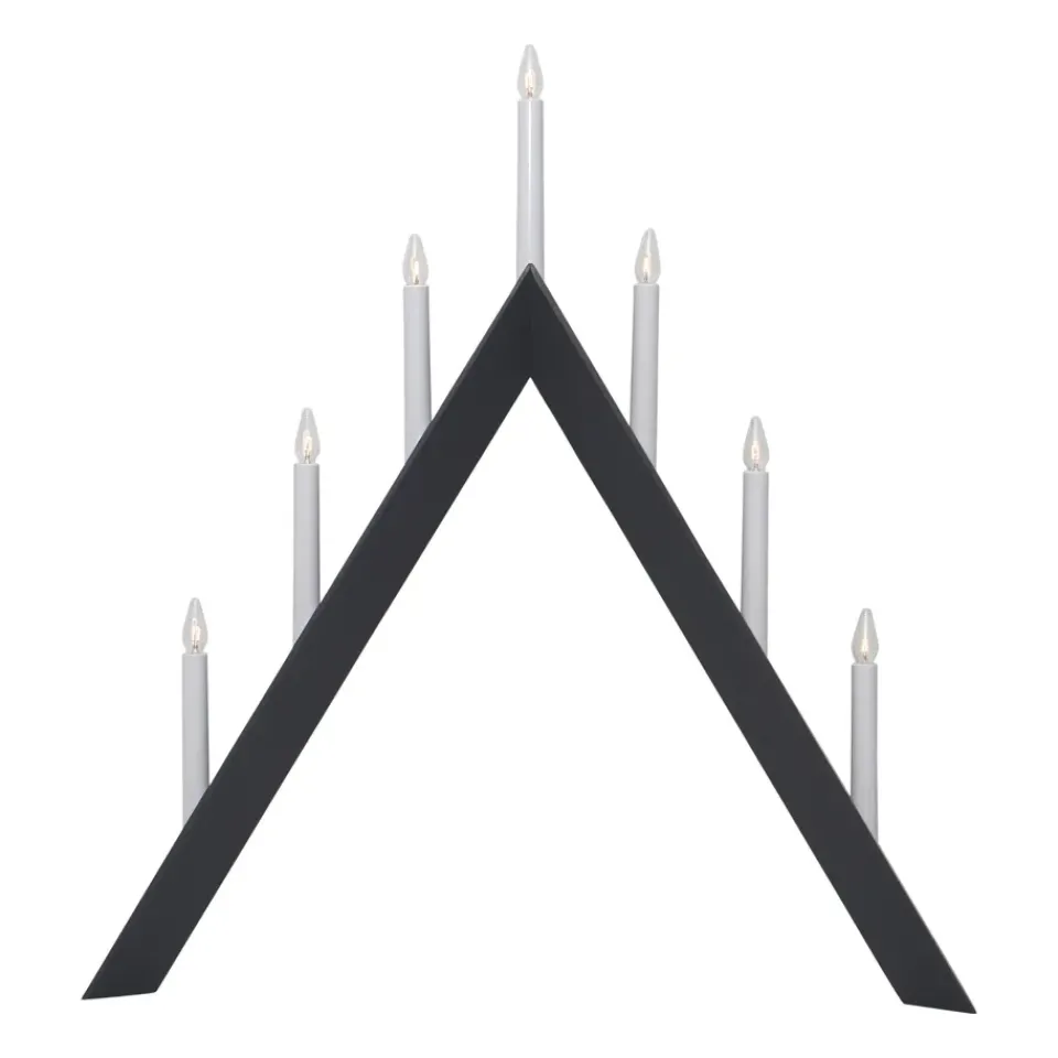Outlet Star Trading Arrow advent candelabra 64.5 cm, Grey