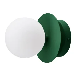 Hot Globen Lighting Art Deco IP44 wall lamp/ceiling lamp, -White Green