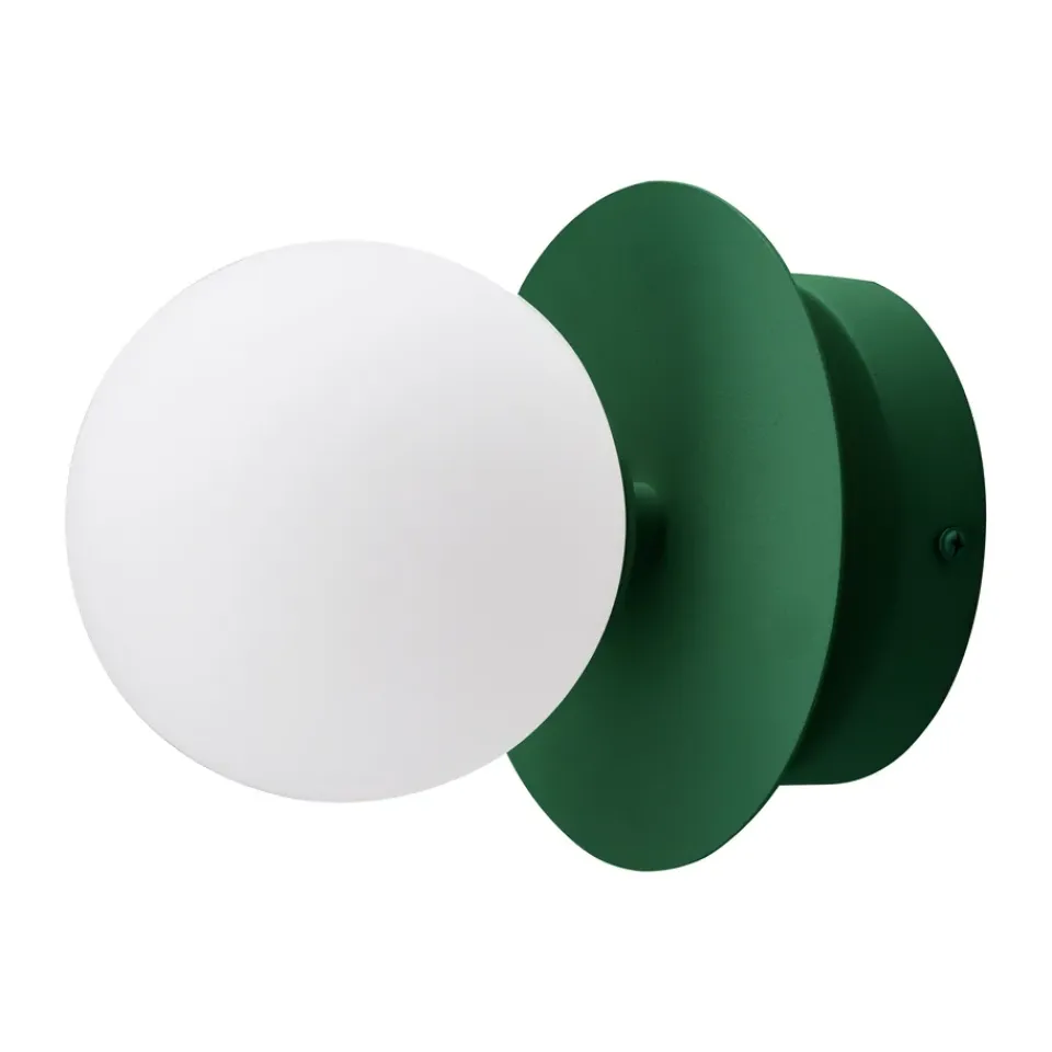 Hot Globen Lighting Art Deco IP44 wall lamp/ceiling lamp, -White Green