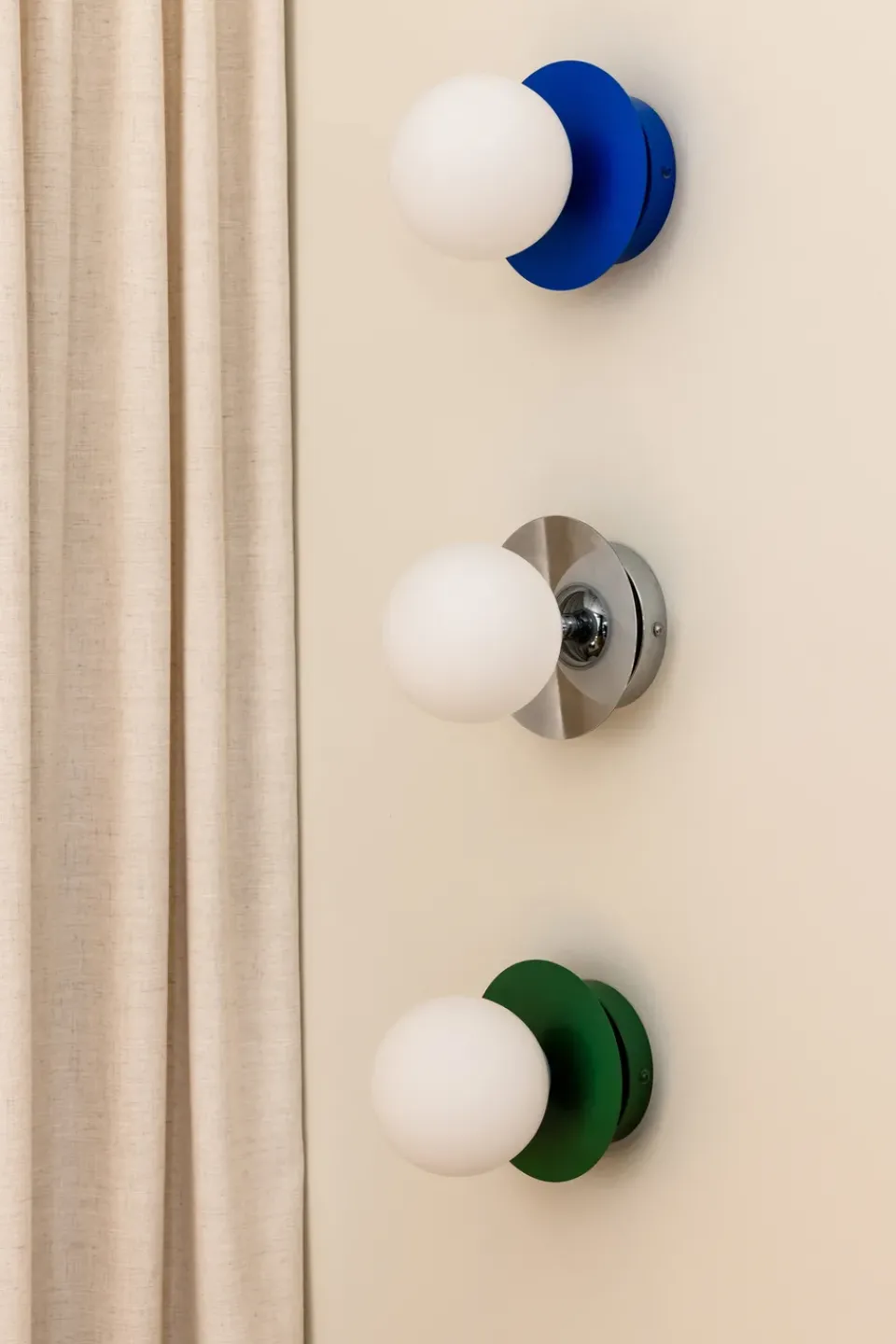 Hot Globen Lighting Art Deco IP44 wall lamp/ceiling lamp, -White Green