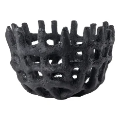 Decorative Bowls^Mette Ditmer Art Piece braided basket, Black