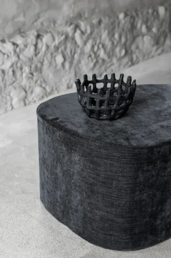 Decorative Bowls^Mette Ditmer Art Piece braided basket, Black