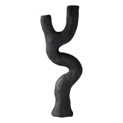 Mette Ditmer Art piece candle holder 41 cm, Black