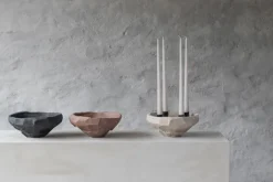 Candle Holders^Mette Ditmer Art Piece candle holder 23 cm, Kit BeigeGrey