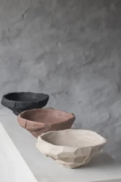 Candle Holders^Mette Ditmer Art Piece candle holder 23 cm, Kit BeigeGrey