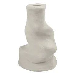 New Mette Ditmer Art Piece Liquid candlestick small, Sand Beige