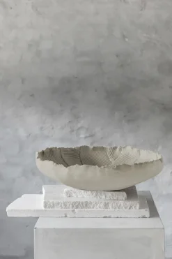 Mette Ditmer Art piece patch bowl Ø35 cm, Sand Beige