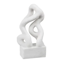 New Mette Ditmer Art piece symbiosis sculpture 29 cm, Off- White