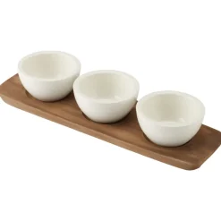 Best Villeroy & Boch Artesano Original dip bowl with coaster, -acacia White