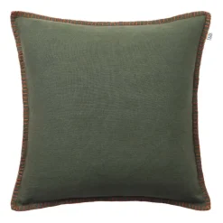Cushion Covers^Chhatwal & Jonsson Arun cushion cover 50x50 cm, Forest green-terracotta GreenOrange