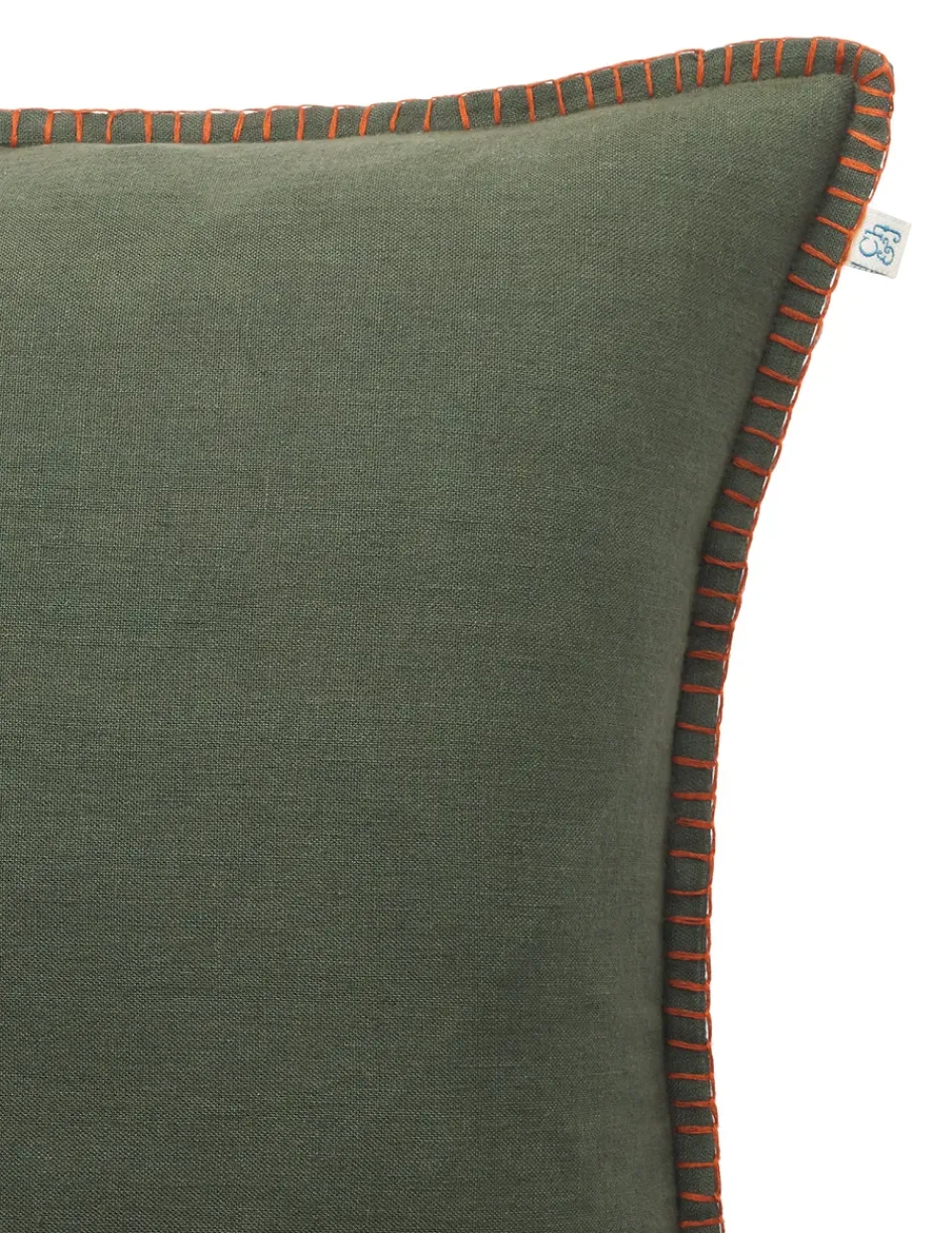 Cushion Covers^Chhatwal & Jonsson Arun cushion cover 50x50 cm, Forest green-terracotta GreenOrange
