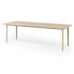Brdr. Krüger Arv dining table 90x240 cm, White oiled oak Brown