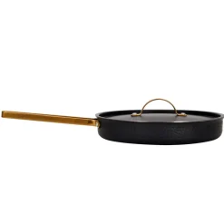 Best Vargen & Thor Arvet hammered sauce pan with lid, Modell X2. Ø28 cm Black