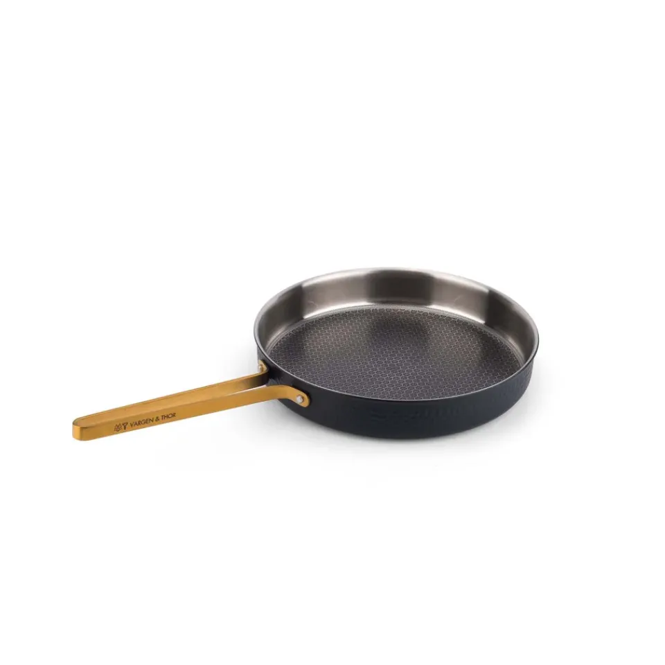 Best Vargen & Thor Arvet hammered sauce pan with lid, Modell X2. Ø28 cm Black