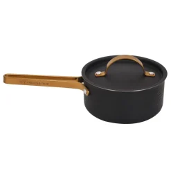 Saucepans^Vargen & Thor Arvet hammered saucepan with lid, Viggo. 1 L Black