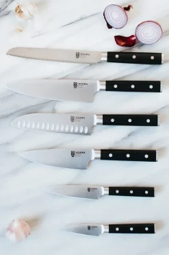 Other Knives^Dorre Asama all-purpose knife 13 cm, Stainless steel BlackSilver-coloured