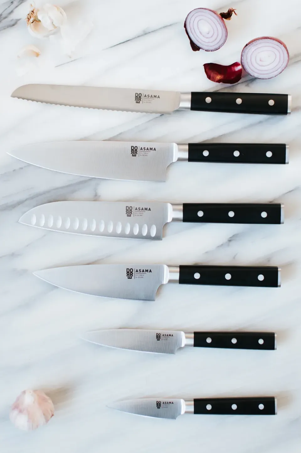 Other Knives^Dorre Asama all-purpose knife 13 cm, Stainless steel BlackSilver-coloured