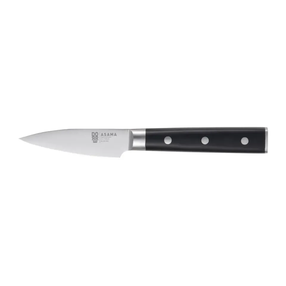 Clearance Dorre Asama paring knife 8 cm, Stainless steel BlackSilver-coloured