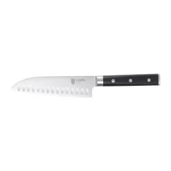 Santoku Knives^Dorre Asama santoku chef's knife 18 cm, Stainless steel BlackSilver-coloured