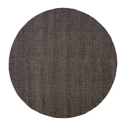 Online Linie Design Asko round rug, , Ø240 cm Black