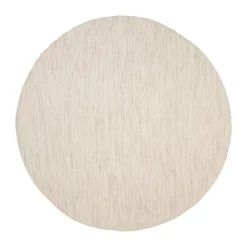Linie Design Asko round rug, Off, Ø240 cm White