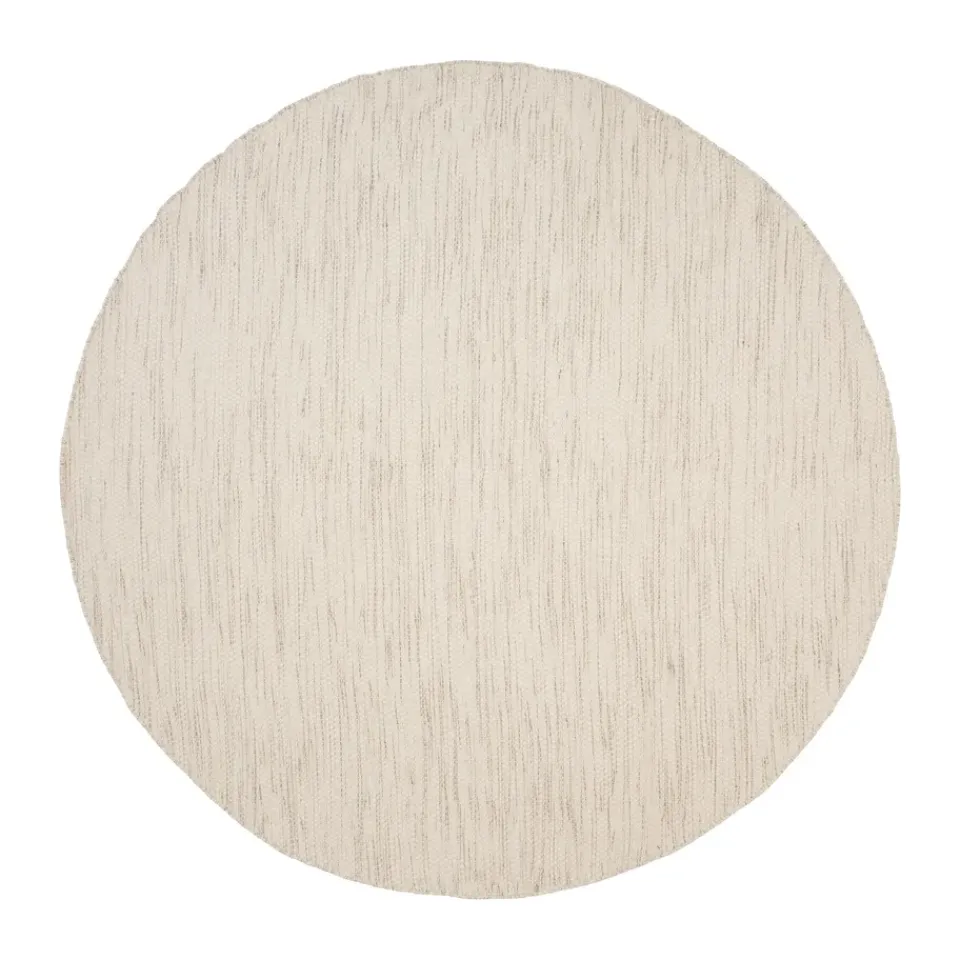 Linie Design Asko round rug, Off, Ø240 cm White