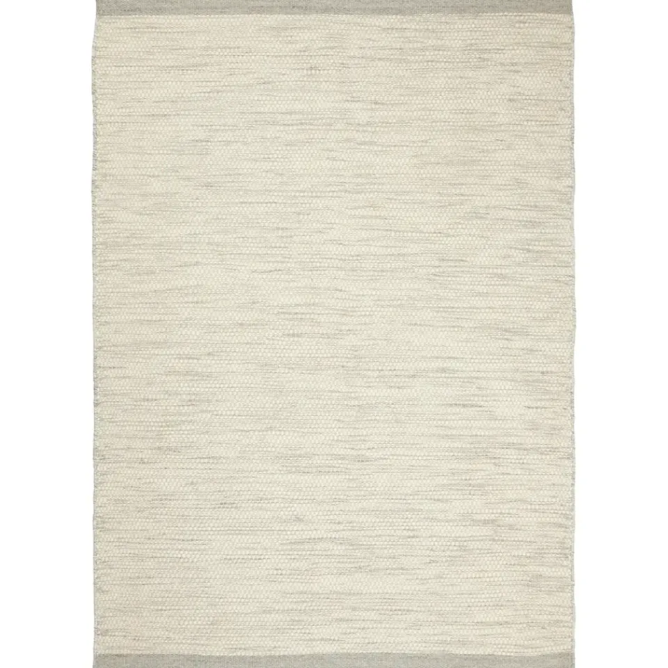 Woven Cotton Rugs^Linie Design Asko rug 250x350 cm, Iron Beige