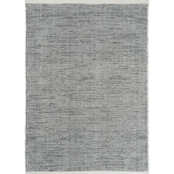 Woven Cotton Rugs|Wool Rugs^Linie Design Asko rug 140x200 cm, Mixed Black