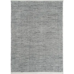 Woven Cotton Rugs^Linie Design Asko rug 170x240 cm, Mixed Black