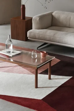 Wool Rugs^NJRD ASPEKT wool rug Avenue Urbanite, 170x240 cm PinkBrown