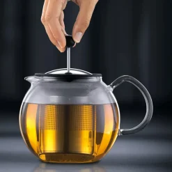 Teapots^Bodum Assam teapot chrome, 1 l Silver-coloured