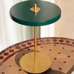 Hot Umage Asteria Move table lamp, Forest Green