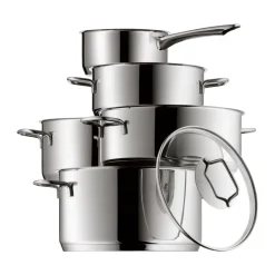 Hot WMF Astoria cooking set 5 pieces, Stainless steel Silver-coloured