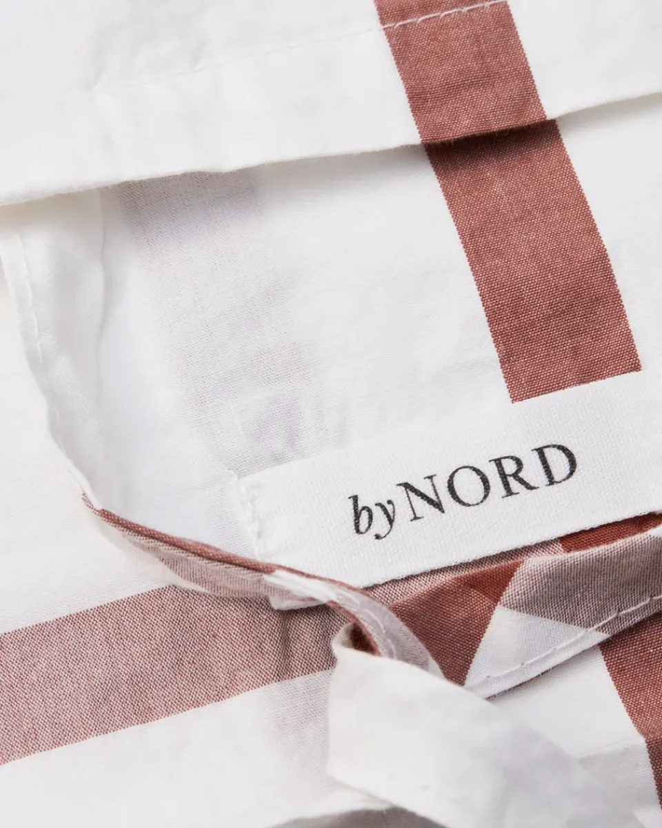 Bed Sets^ByNORD Astrid bed set 150x210 cm, Berry WhiteRed