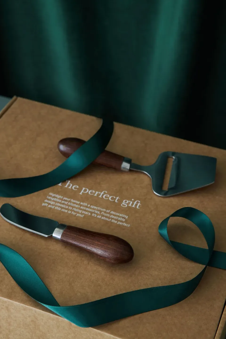 Cheese Slicers^Sagaform Astrid cheese slice and butter knife, Brown-silver BrownSilver-coloured