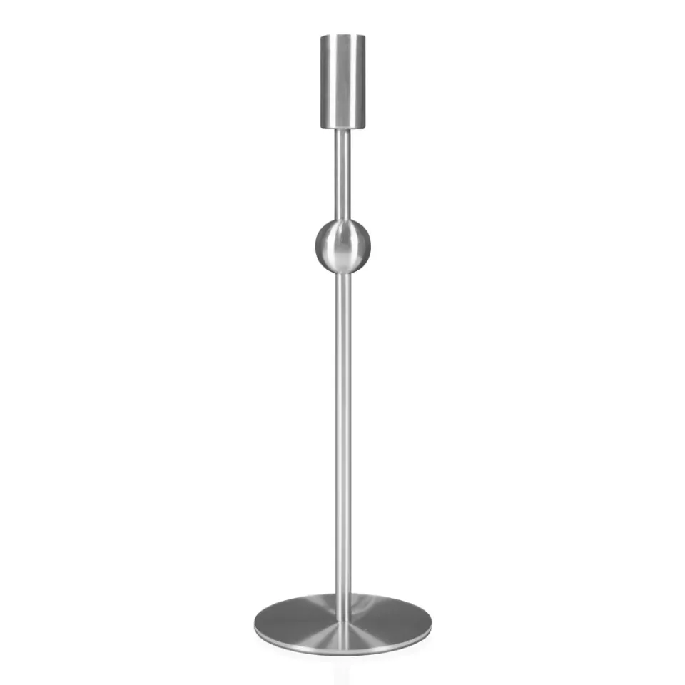Online Globen Lighting Astrid lamp base, brushed chrome Silver-coloured