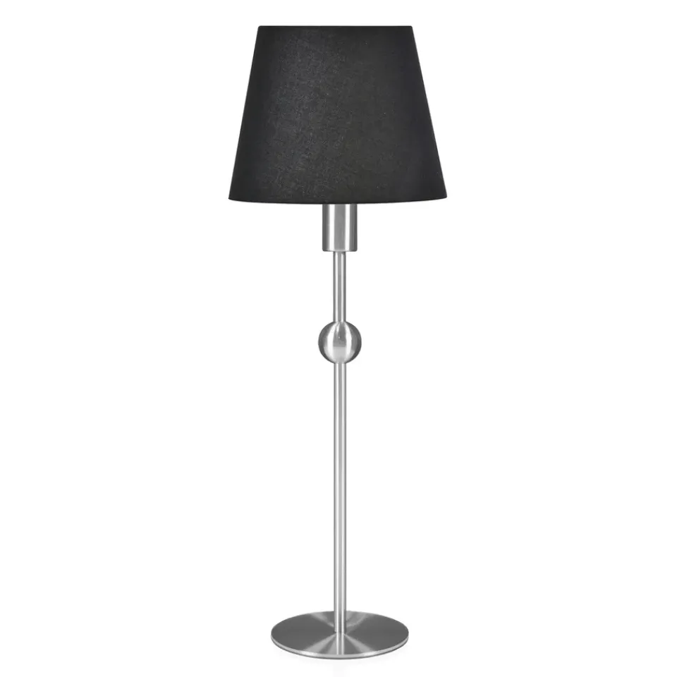 Online Globen Lighting Astrid lamp base, brushed chrome Silver-coloured