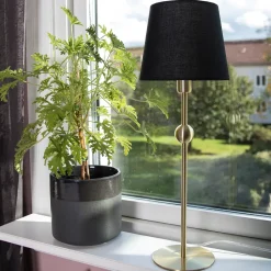 Lamp Bases^Globen Lighting Astrid lamp base, brushed brass Gold-coloured
