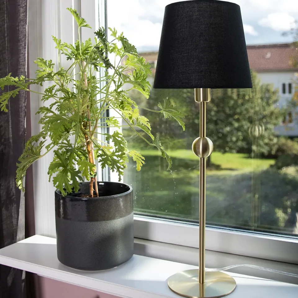 Lamp Bases^Globen Lighting Astrid lamp base, brushed brass Gold-coloured