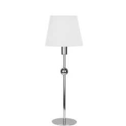 Globen Lighting Astrid lamp base, Chrome Silver-coloured