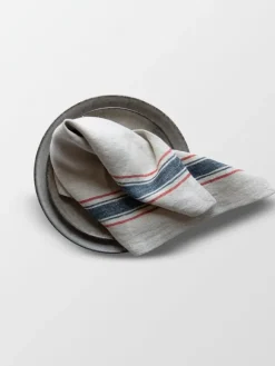 Outlet Tell Me More Astrid linen napkin 50x50 cm, Navy Beige