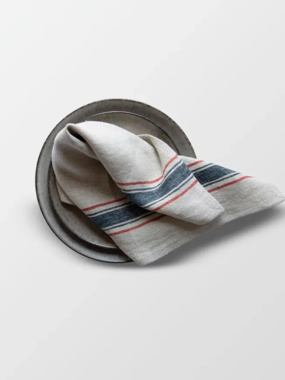 Outlet Tell Me More Astrid linen napkin 50x50 cm, Navy Beige